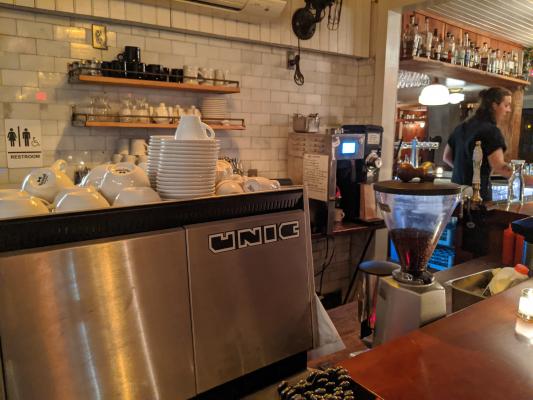Espresso bar at Prairie Whale